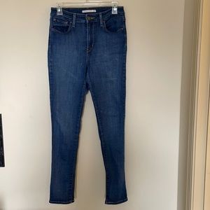 Levi 721 High Rise Skinny Jeans